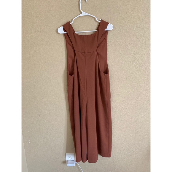 Contemporary Textured Culottes Jumpsuit - Picture 4 of 4